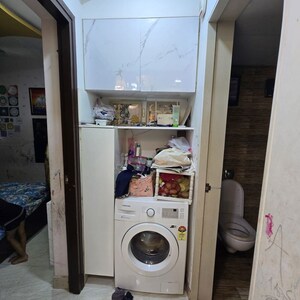Bathroom in 2 BHK Apartment at Lodha Crown Quality Homes, Majiwada – for Rent