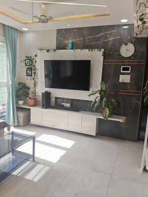 Tv Room in 2 BHK Apartment at Padmavati Lakeshore, Tathawade – for Rent