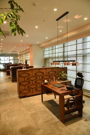 Team Area in  Office Space at Wadhwa The Capital, Bandra East – for Rent