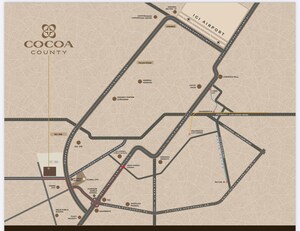 3.5 BHK Apartment – Map Location View at Cocoa County, Sector 88a - for Sale