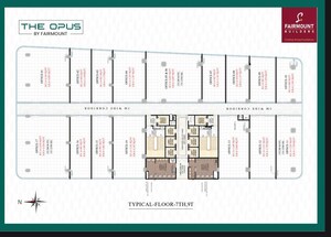 Floor Plan in  Office Space at Fairmount The Opus, Narsingi – for Sale