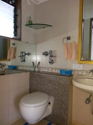 Bathroom in 2 BHK Apartment at Bandra West – for Rent
