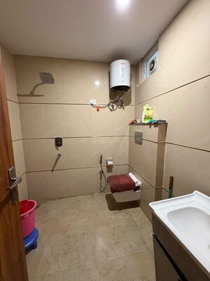 Washroom in 3 BHK Builder Floor at Rajpur Khurd Extension – for Sale