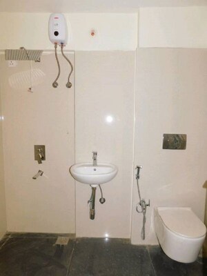 Bathroom in 3 BHK Apartment at Ruparel Orion, Chembur – for Rent