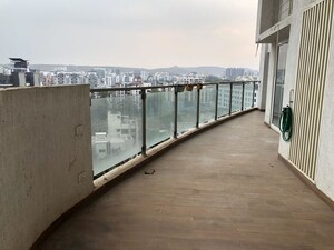 Balcony in 3 BHK Apartment at Gm Kenjale Emirus, Baner – for Rent