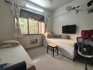 Bedroom in 2 BHK Apartment at Dosti Flamingos, Parel – for Rent