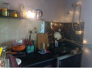 Kitchen in 1 BHK Apartment at Khar West – for Rent