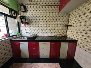 Kitchen in 1 BHK Apartment at Kanchan Pushp Society, Ghodbunder Road – for Rent