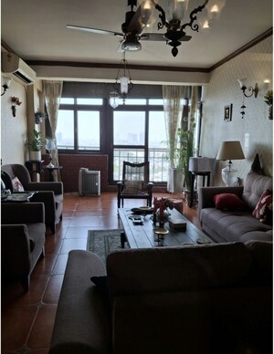 Living Room in 4 BHK Apartment at Sunworld Vanalika, Sector 107 – for Sale