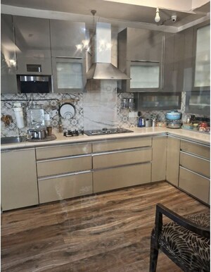 Kitchen in 4 BHK Apartment at Sunworld Vanalika, Sector 107 – for Sale