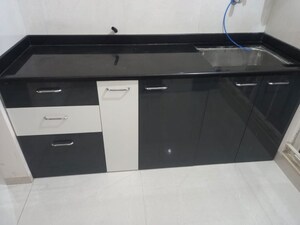 Kitchen in 2 BHK Apartment at Risland The Icon Phase 2, Dhokali – for Rent