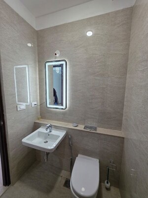 Bathroom in 2 BHK Apartment at Shapoorji Pallonji BKC 28, Bandra East – for Rent