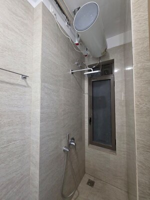 Bathroom in 2 BHK Apartment at Shapoorji Pallonji BKC 28, Bandra East – for Rent