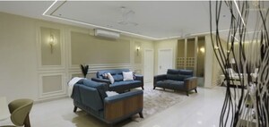 Living Room in 4 BHK Apartment at Prestige High Fields, Gachibowli – for Rent