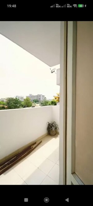 Balcony in 2 BHK Apartment at Meenal Balmukund Residency, Raj Nagar Extension – for Sale