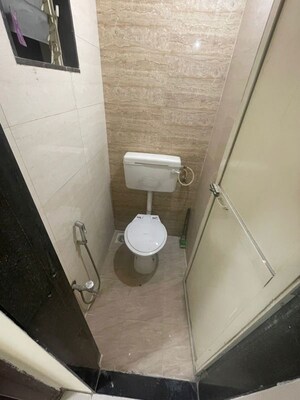 Bathroom in 2 BHK Apartment at Neelkanth Sparkle, Ghansoli – for Rent