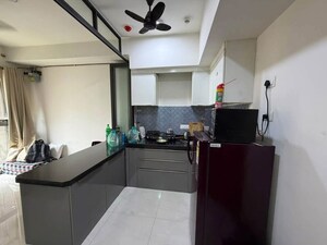Kitchen in 1 BHK Apartment at Lodha Crown Quality Homes, Majiwada – for Rent