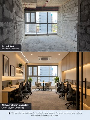  Office Space – Exterior View View at Sunteck Pinnacle, Goregaon West - for Rent