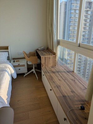 Balcony in Studio Apartment at Bhartiya Leela Residences, Thanisandra Main Road – for Sale
