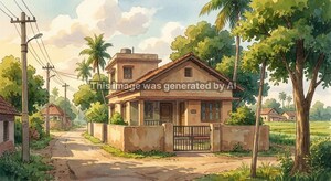  Independent House – Exterior View View at Lingapalem - for Sale