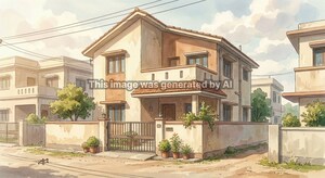  Independent House – Exterior View View at Gandhamvarigudem - for Sale