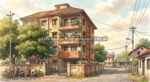 Apartment – Exterior View View at Kapadia Chal - for Sale