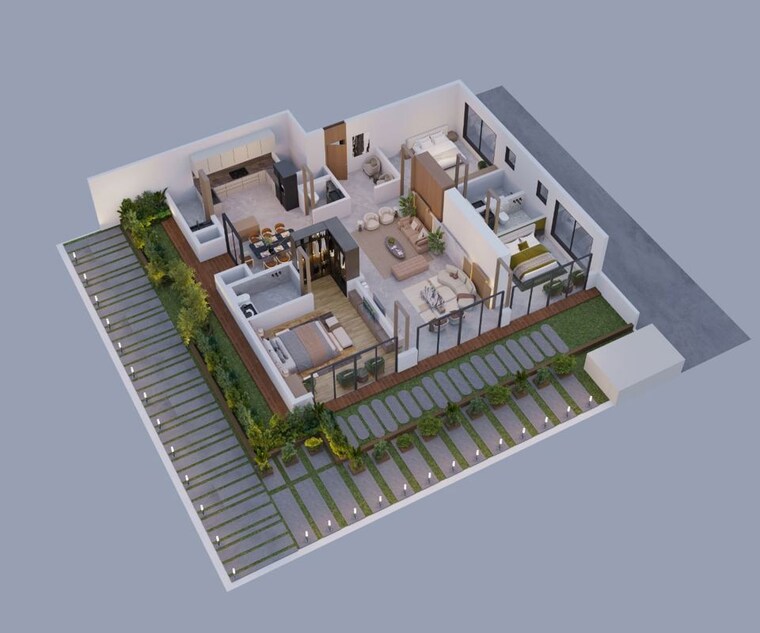 Master Plan, 6th block 3 Bedroom 4920 Sq.Ft. Apartment In 6th Block Bangalore 10702900