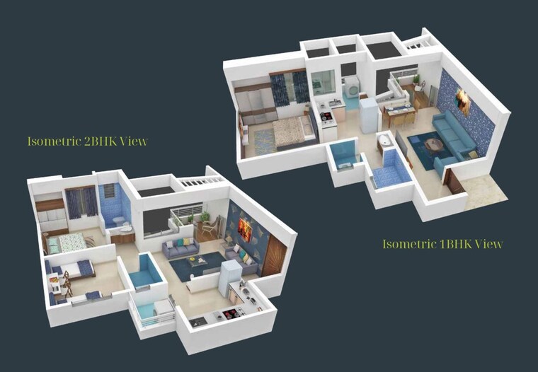 Floor Plan, raj-apoorvam 1 Bedroom 450 Sq.Ft. Apartment In Chakan Pune 10702981