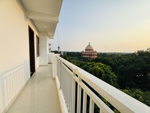 Balcony in 1 BHK Apartment at Palm Residency Chhatarpur, Chattarpur – for Rent