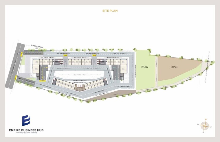 Master Plan, gajraj-empire-business-hub Commercial Shop 365 Sq.Ft. In Chakan Pune 10703110