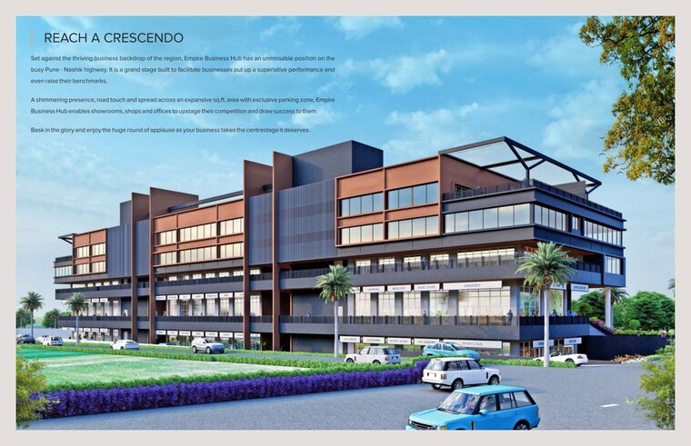 Exterior View, gajraj-empire-business-hub Commercial Office Space 425 Sq.Ft. In Chakan Pune 10703142
