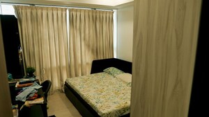 Bedroom in 3 BHK Apartment at Kalpataru Mugnus, Bandra East – for Rent