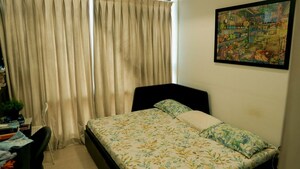 Bedroom in 3 BHK Apartment at Kalpataru Mugnus, Bandra East – for Rent