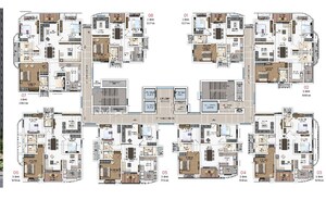 Floor Plan in 3 BHK Apartment at DSR Evoq, Kadugodi – for Sale
