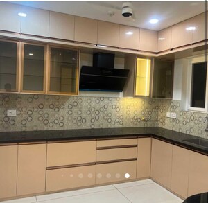 Kitchen in 4 BHK Apartment at Aparna Luxor Park, Kondapur – for Rent