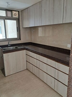 Kitchen in 2 BHK Apartment at L&T Crescent Bay T2, Parel – for Rent