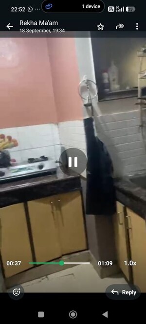 Kitchen in 1 BHK Apartment at Govindpuri – for Sale
