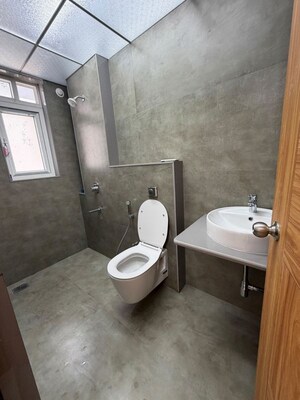 Bathroom in 3 BHK Apartment at Northcape Venicia, Baner – for Rent