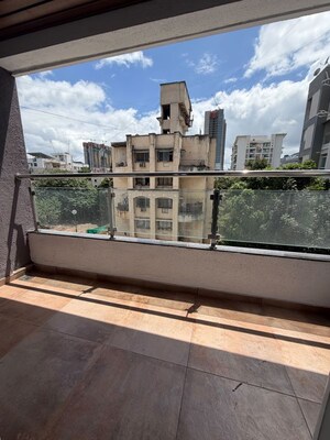 Balcony in 3 BHK Apartment at Northcape Venicia, Baner – for Rent