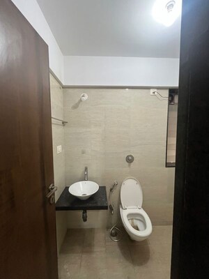 Bathroom in 2 BHK Apartment at Marathon Monte South, Byculla West – for Rent