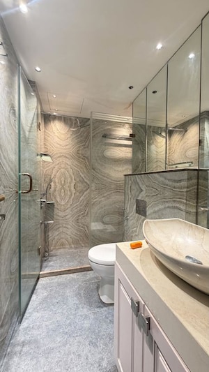 Bathroom in 3 BHK Apartment at Hubtown The Premiere, Andheri West – for Rent
