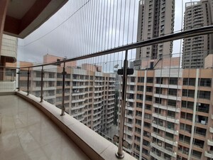 Balcony in 2.5 BHK Apartment at Goregaon West – for Rent