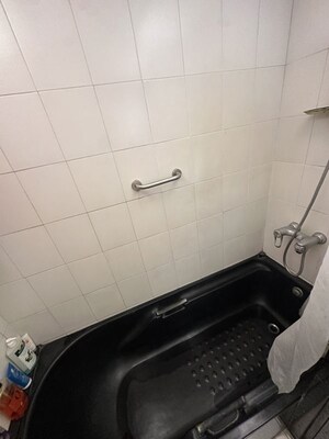 Bathroom in 3 BHK Apartment at Nestle Apartment, Andheri West – for Sale