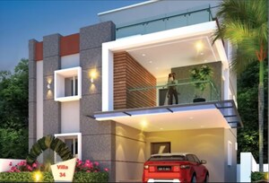 4 BHK Villa – Exterior View View at Kokapet - for Sale