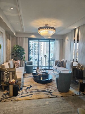 Living Room in 4 BHK Apartment at Lodha New Cuffe Parade, Wadala – for Sale