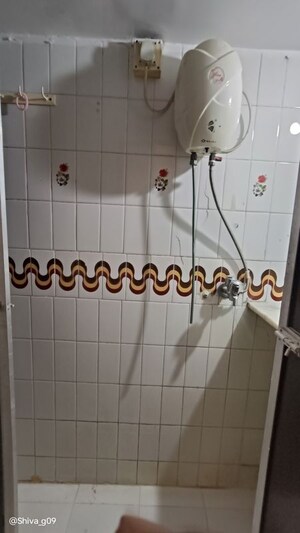 Bathroom in 1 BHK Apartment at Adarsh Nagar Society, Worli – for Rent
