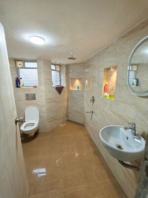 Bathroom in  Pg at Upper Worli – for Rent