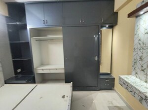 Kitchen in 2 BHK Apartment at Nilaya Greens, Raj Nagar Extension – for Rent