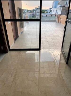 Balcony in 1 RK Builder Floor at Sushant Lok I – for Rent