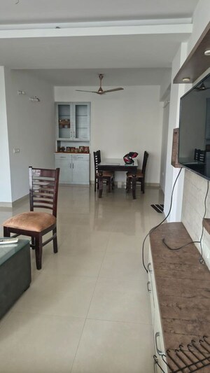 Living Room in 3 BHK Apartment at Shalimar Oneworld Vista, Gomti Nagar – for Rent